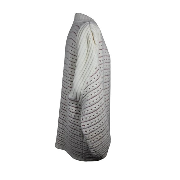 Rique Dessali vintage Italian angora wool geometric open front knit cardigan - Picture 2 of 12